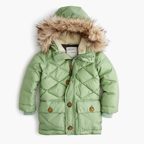Crewcuts Other - CREWCUTS Boys quilted parka eco-friendly Primaloft